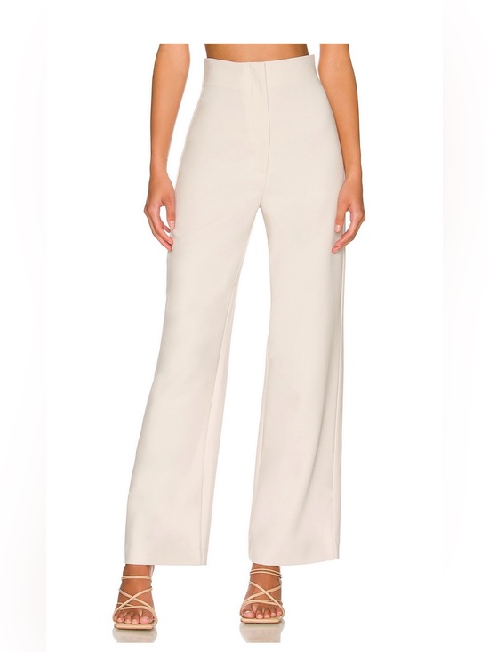 Bardot Pants - Bardot Anna High Waist Pants in Beige